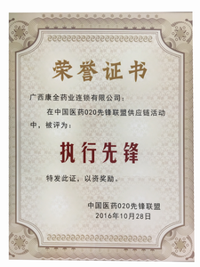 中国医药020先锋联盟 执行先锋