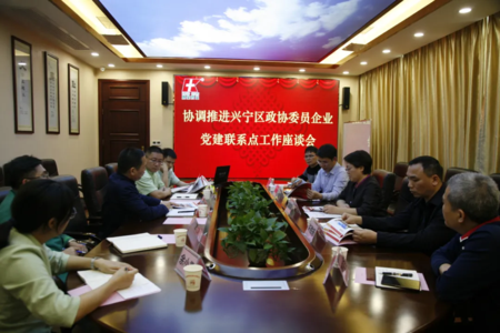 兴宁区政协委员企业党建联系点工作座谈会